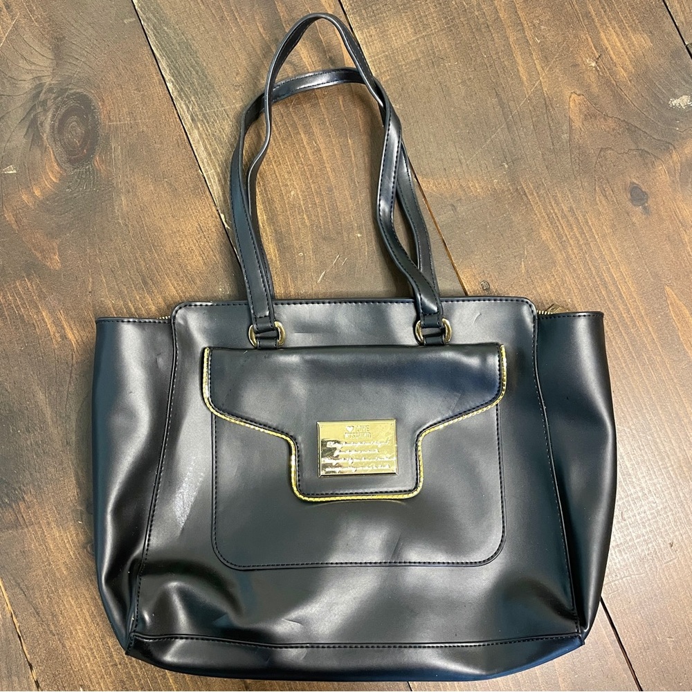 NWOT Love Moschino Leather Tote Bag with Red Lining